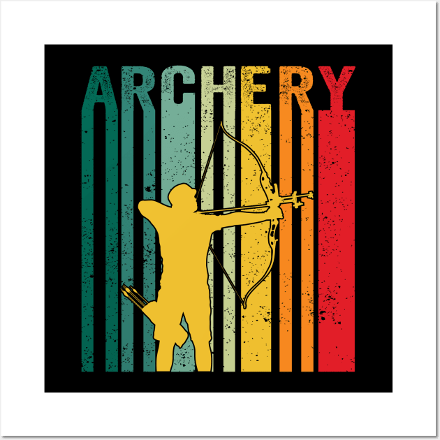 Cute Archery Archer Archery Lovers Wall Art by Wakzs3Arts